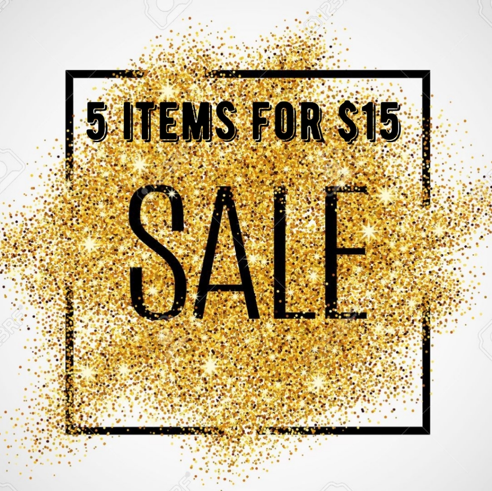 Items only below ⏬️⏬️⏬️ 5/$15